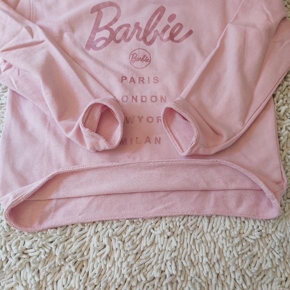 Missguided pink Barbie sweatshirt- size medium - Picture 5 of 7